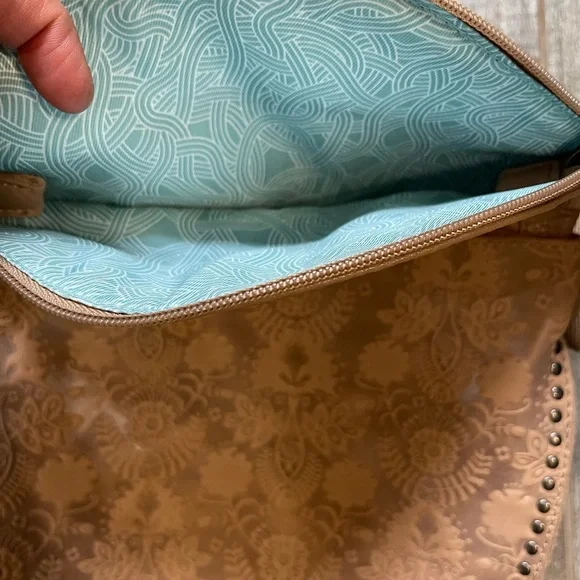 The Sak Tan Embossed Crossbody Bag - Picture 5 of 6